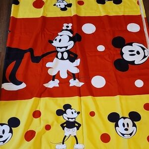 Mickey Mouse Red and Yellow Table Cloth